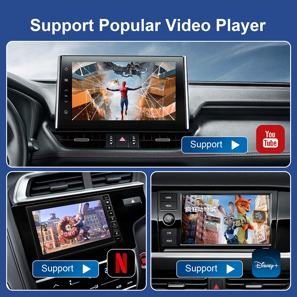 2GB-32GB: 2025 ANYFAR Android 13 3in1 CarPlay Ai Box 무선 Android Auto USB 어댑터 2G 32G Youtube Netflix 자동 연결 - 이미지 5