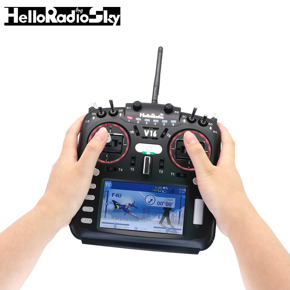 HelloRadio V16 pro ELRS /4-In-1 Multi EDGETX 홀 짐벌 리모컨 - 이미지 3