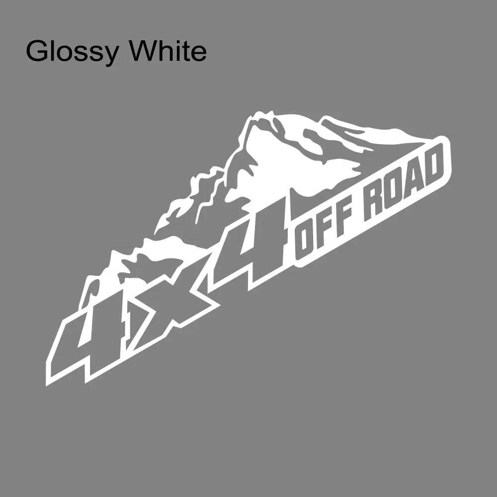 자동차 스티커 4x4 오프로드 산악 스티커 방수 비닐 필름 자동차 액세서리 PVC 자동차 외부 장식 - 이미지 8