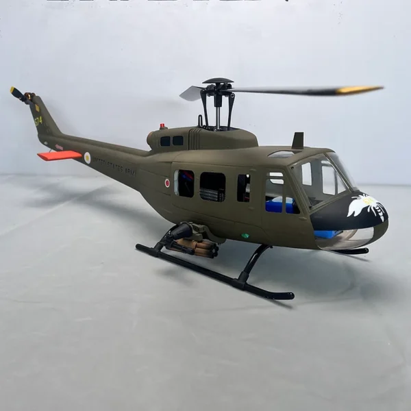 Roban 470 크기 UH-1D 드론 엔지니어링 헬리콥터 X2 인텔리그 센스 제어 - 이미지 2