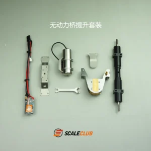 Scaleclub 1/14 트럭 트레일러 유압 리프팅 액슬 업그레이드 레수 DIY 튜닝