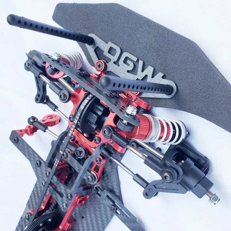 RC 카 온로드 차체 프레임 260mm 휠베이스 1/10 레이싱카 부품 업그레이드 액세서리 4륜 구동 시스템 - 이미지 4
