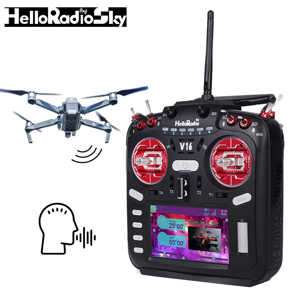 HelloRadio V16 pro ELRS /4-In-1 Multi EDGETX 홀 짐벌 리모컨 - 이미지 9