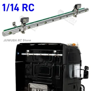 S-1321: LESU RC 트럭 1/14 스포트라이트 알루미늄 합금 LED 조명 기둥 S-1321 타미야 1/14 RC 트랙터 트럭 팁퍼 액세서리 부품용