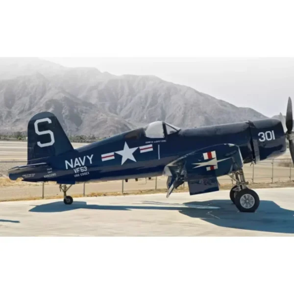 PNP Fms 원격 제어 시리즈 800mm F4u 해적 고정익 전자 원격 제어 모델 항공기 제2차 세계 대전 모델 항공기