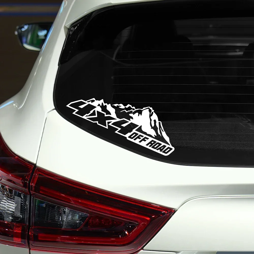 자동차 스티커 4x4 오프로드 산악 스티커 방수 비닐 필름 자동차 액세서리 PVC 자동차 외부 장식 - 이미지 5