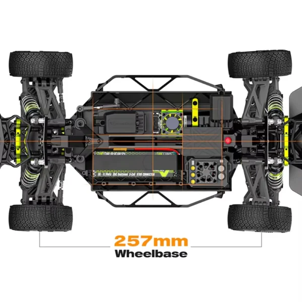 XTS-F10 브러시리스 RC 랠리 레이싱 1/10 전기 원격 제어 모델 랠리카 4WD RTR / ATR 성인 어린이 장난감 - 이미지 6