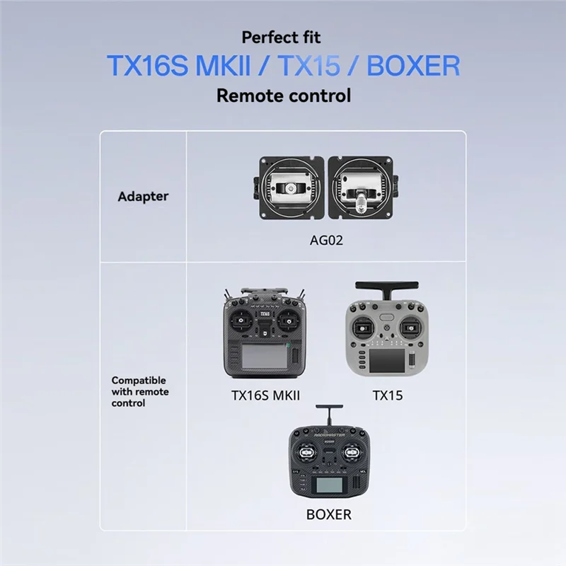 빨간색: 새 상품 - TX16S MKII용 TX15 BOXER 호환 22개 AG02 CNC 홀 짐벌 양방향 조절식 금속 홀 조이스틱 리모컨 - 이미지 2
