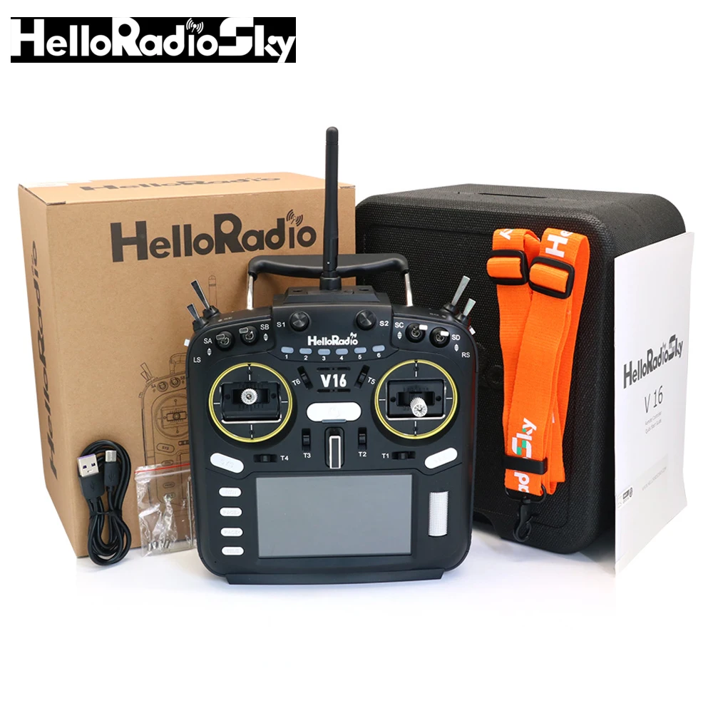 HelloRadio V16 pro ELRS /4-In-1 Multi EDGETX 홀 짐벌 리모컨