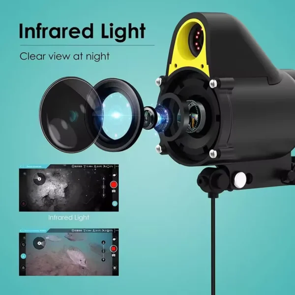 4K 카메라 256G GPS 4축 프로펠러 분리형 배터리 잠수 장비 탑재 F1 Pro 수중 ROV 드론 추적 - 이미지 4