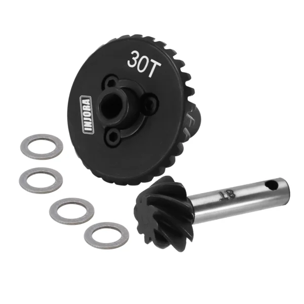 INJORA 오버드라이브 언더드라이브 스틸 헬리컬 액슬 기어 1/10 RC 크롤러 SCX10 II 90046 SCX10 III SCX10 Pro용 - 이미지 7