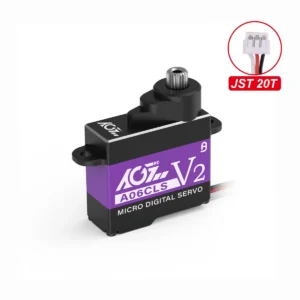 [A06CLS JST 20T] AGFRC A06CLS V2 CNC 20T HV 7g 티타늄 기어 3.0KG 0.052초 초고속 프로그래밍 가능 마이크로 서보 미니카 GLR GLA MRZ 비행기용