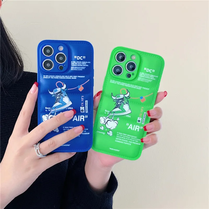 2025 다운 자켓 운동화 아이폰 11 12 13 14 15 16 프로 맥스 16PRO 7 8 플러스 X XS XR 소프트 범퍼 케이스 - 이미지 2