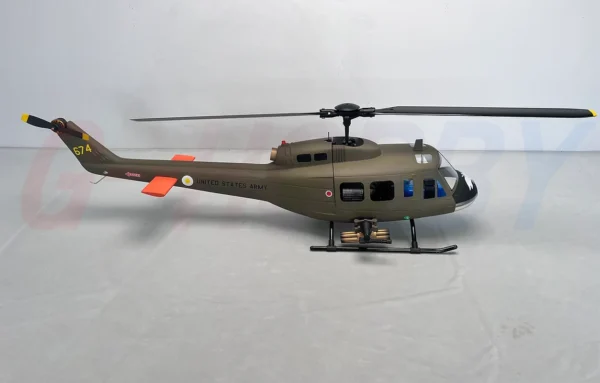 Roban 470 크기 UH-1D 드론 엔지니어링 헬리콥터 X2 인텔리그 센스 제어 - 이미지 6