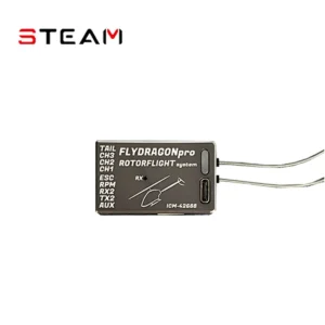 Steam FlyDragon RF PRO 헬기 자이로 탑재 Rotorflight FC 구조 내장 수신기 포함