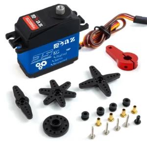 RCXAZ 금속 하우징 고속 금속 기어 디지털 서보 20kg-35kg 180 고토크 방수 RC카 크롤러 SCX10 TRX4용