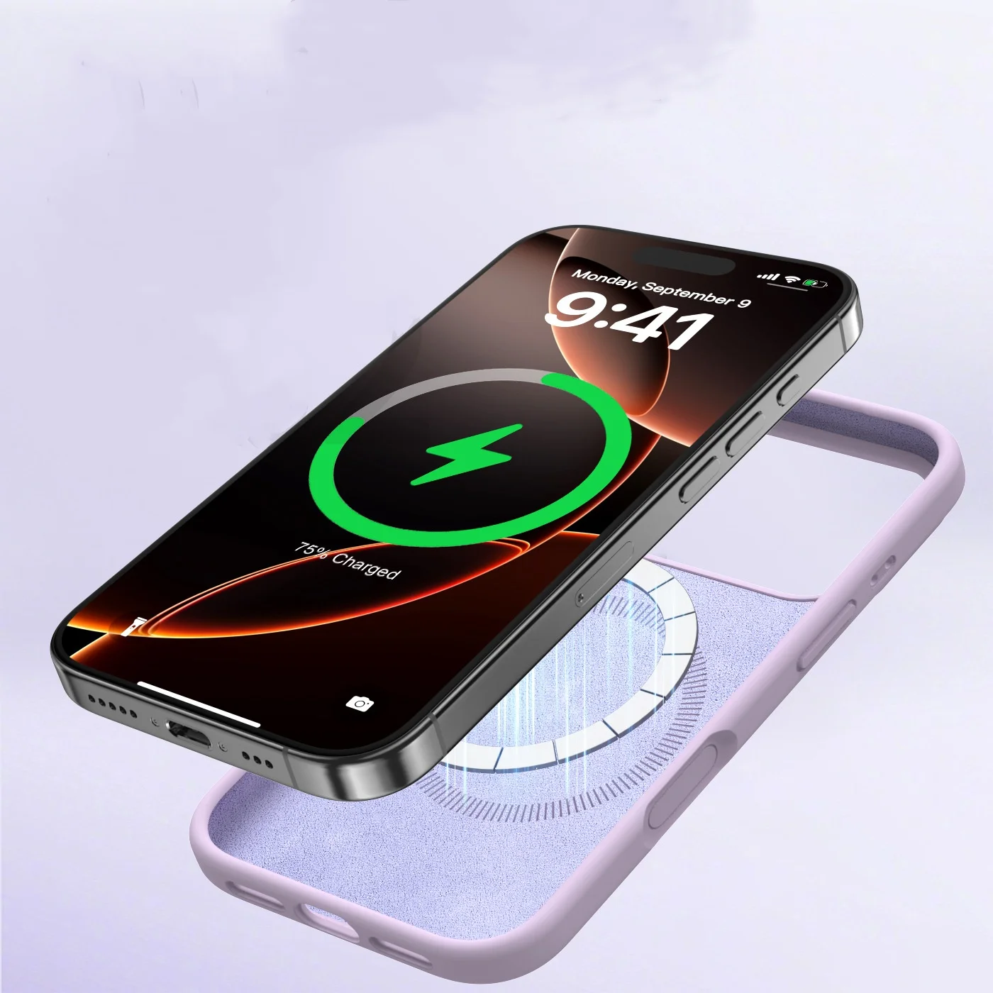 애플 아이폰 12 13 14 15 16 17 프로 맥스 액체 실리콘 맥세이프 무선 충전 소프트 마그네틱 케이스 - Image 4