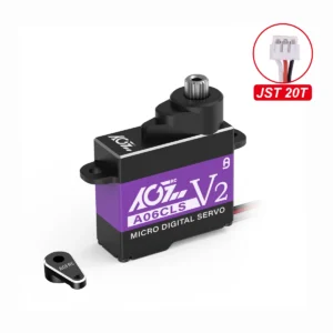 [A06CLS JST 20T 세트1] AGFRC A06CLS V2 CNC 20T HV 7g 티타늄 기어 3.0KG 0.052초 초고속 프로그래밍 가능 마이크로 서보 미니카 GLR GLA MRZ 비행기용