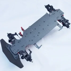 RC 카 온로드 차체 프레임 260mm 휠베이스 1/10 레이싱카 부품 업그레이드 액세서리 4륜 구동 시스템