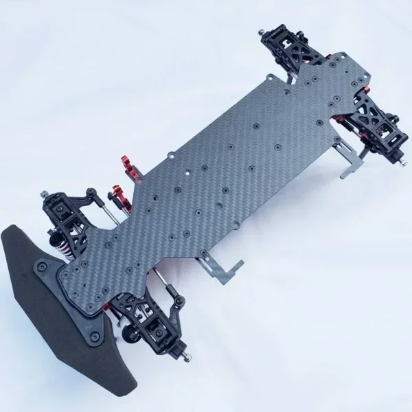 RC 카 온로드 차체 프레임 260mm 휠베이스 1/10 레이싱카 부품 업그레이드 액세서리 4륜 구동 시스템