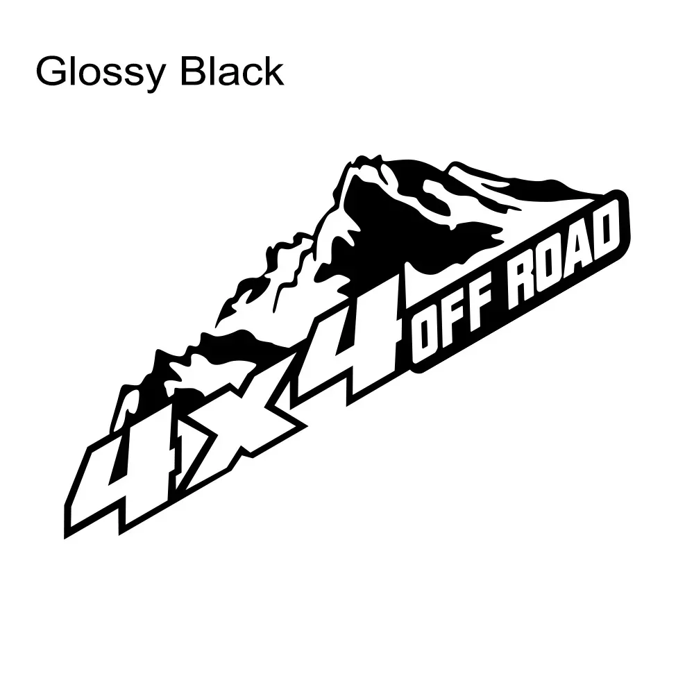 자동차 스티커 4x4 오프로드 산악 스티커 방수 비닐 필름 자동차 액세서리 PVC 자동차 외부 장식 - 이미지 9