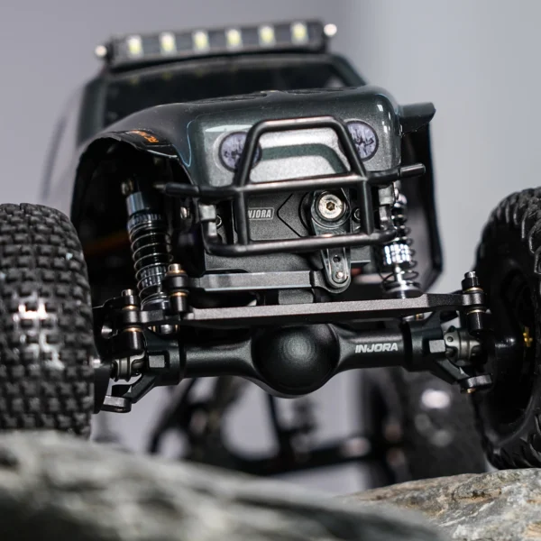 1/24 Axial SCX24용 INJORA +4mm 플래닛 액슬(더블 조인트 샤프트 및 황동 스티어링 너클 포함) - 이미지 6