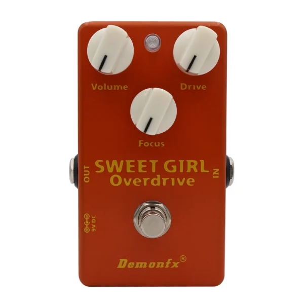 Demonfx SWEET GIRL Drive 기타 이펙트 페달 오버드라이브 플러그인 고품질 장치 새 제품