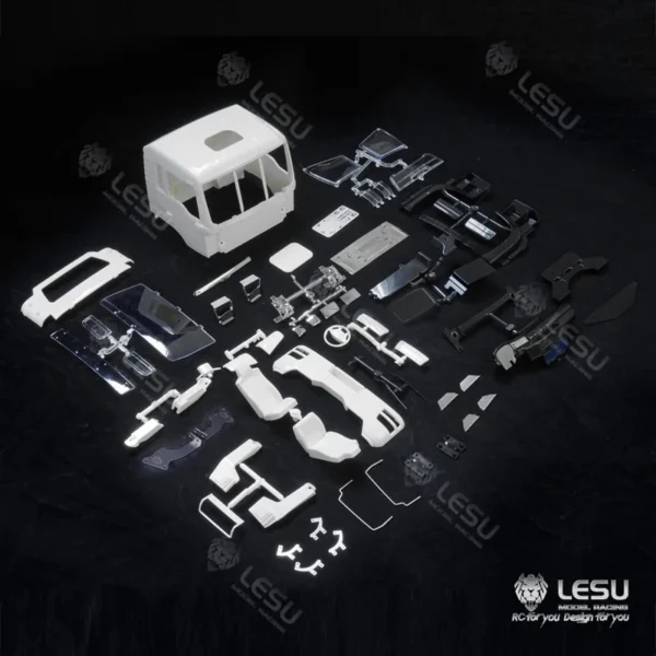 CK-TGS: LESU RC 1/14 스케일 MAN TGS 조립 캡 키트 캐빈 타미야 1/14 RC 트랙터 트럭 팁퍼 덤프 트럭 부품 액세서리 CK-TGS - 이미지 2