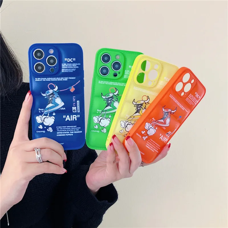 2025 다운 자켓 운동화 아이폰 11 12 13 14 15 16 프로 맥스 16PRO 7 8 플러스 X XS XR 소프트 범퍼 케이스 - 이미지 3