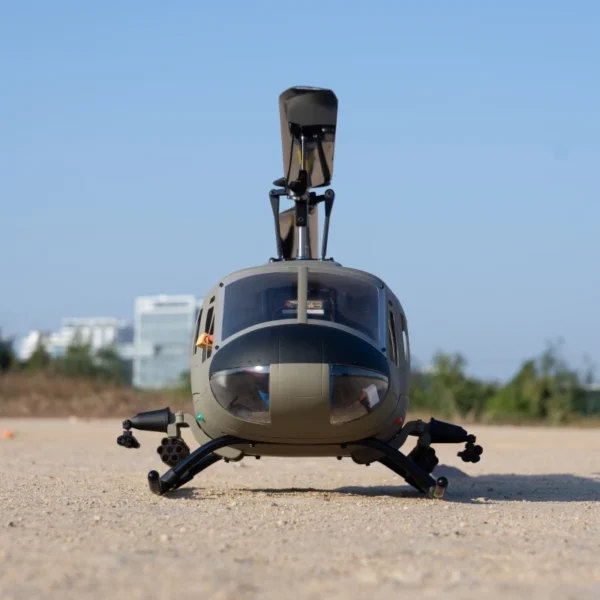 Roban 470 크기 UH-1D 드론 엔지니어링 헬리콥터 X2 인텔리그 센스 제어 - 이미지 4