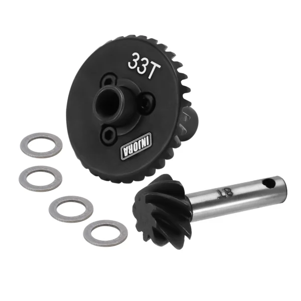 INJORA 오버드라이브 언더드라이브 스틸 헬리컬 액슬 기어 1/10 RC 크롤러 SCX10 II 90046 SCX10 III SCX10 Pro용 - 이미지 8