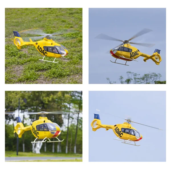 플라이윙 EC135 RC 헬기 ACE 제어 EC135 축소 헬기 470급 4엽 1:16 6CH - 이미지 3