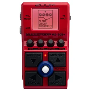 줌 MS-60B+ 베이스 이펙트 페달 95+ 효과 앰프 모델 코러스 리버브 스테레오 지원
