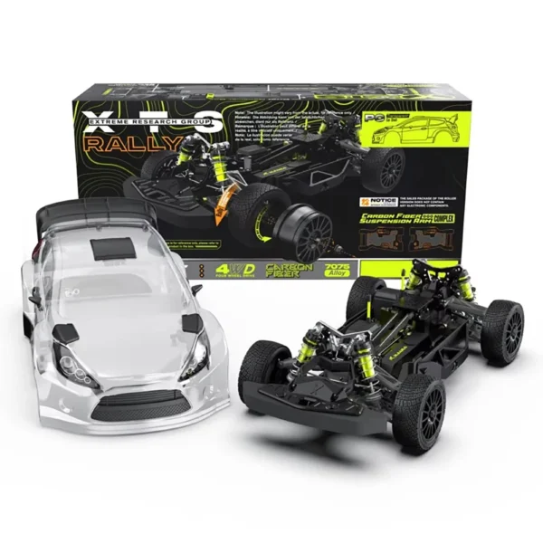 XTS-F10 브러시리스 RC 랠리 레이싱 1/10 전기 원격 제어 모델 랠리카 4WD RTR / ATR 성인 어린이 장난감 - 이미지 7