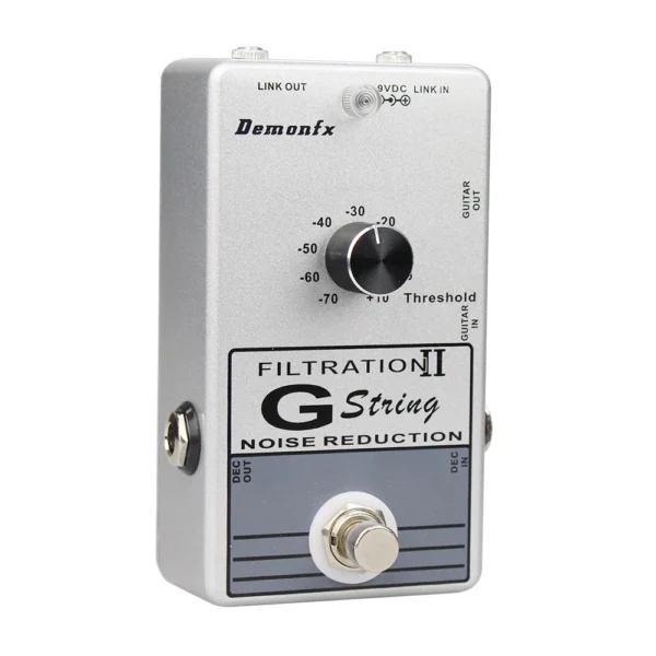 Demonfx FILTRATION II 노이즈 감소 기타 이펙트 페달 노이즈 게이트 - 이미지 3