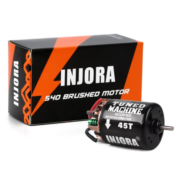 INJORA RC 자동차 35/45/55T 브러시 모터 방수 ESC 속도 컨트롤러 1:10 RC 크롤러 SCX10 AXI03007 90046 TRX4 D90용 - 이미지 9