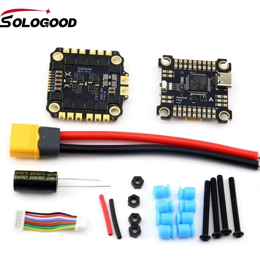 F722-60A-스택: SoloGood F722 60A 스택 ICM42688P F722 비행 컨트롤러 BLHELI_S 60A 4in1 ESC 30.5X30.5mm 2-6S FPV 프리스타일 드론 부품용 - 이미지 4