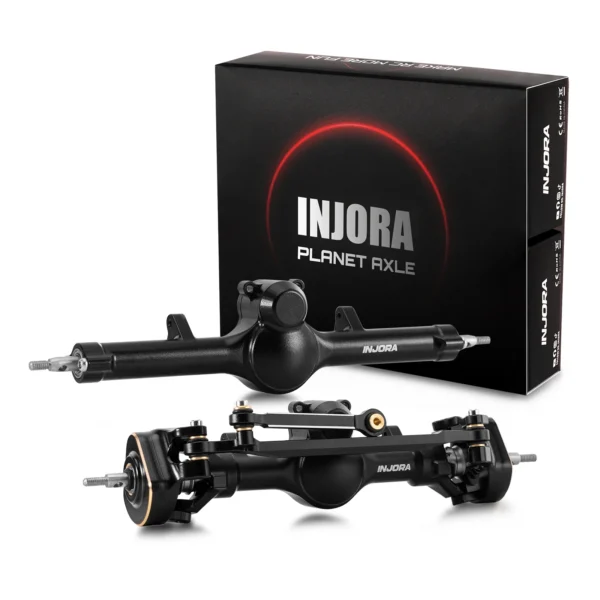 1/24 Axial SCX24용 INJORA +4mm 플래닛 액슬(더블 조인트 샤프트 및 황동 스티어링 너클 포함) - 이미지 9