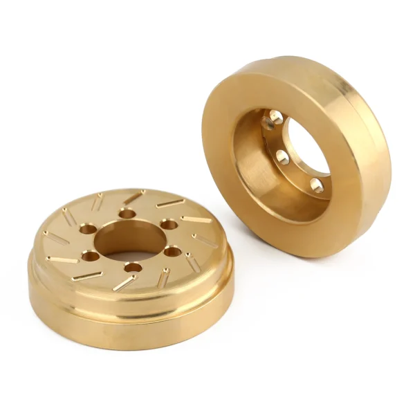 INJORA 2PCS 황동 63g 내부 카운터웨이트 1.9인치 2.2인치 휠 림 Axial SCX10 90046 TRX4 TRX6 VS4-10 RC 크롤러 자동차용 - 이미지 7