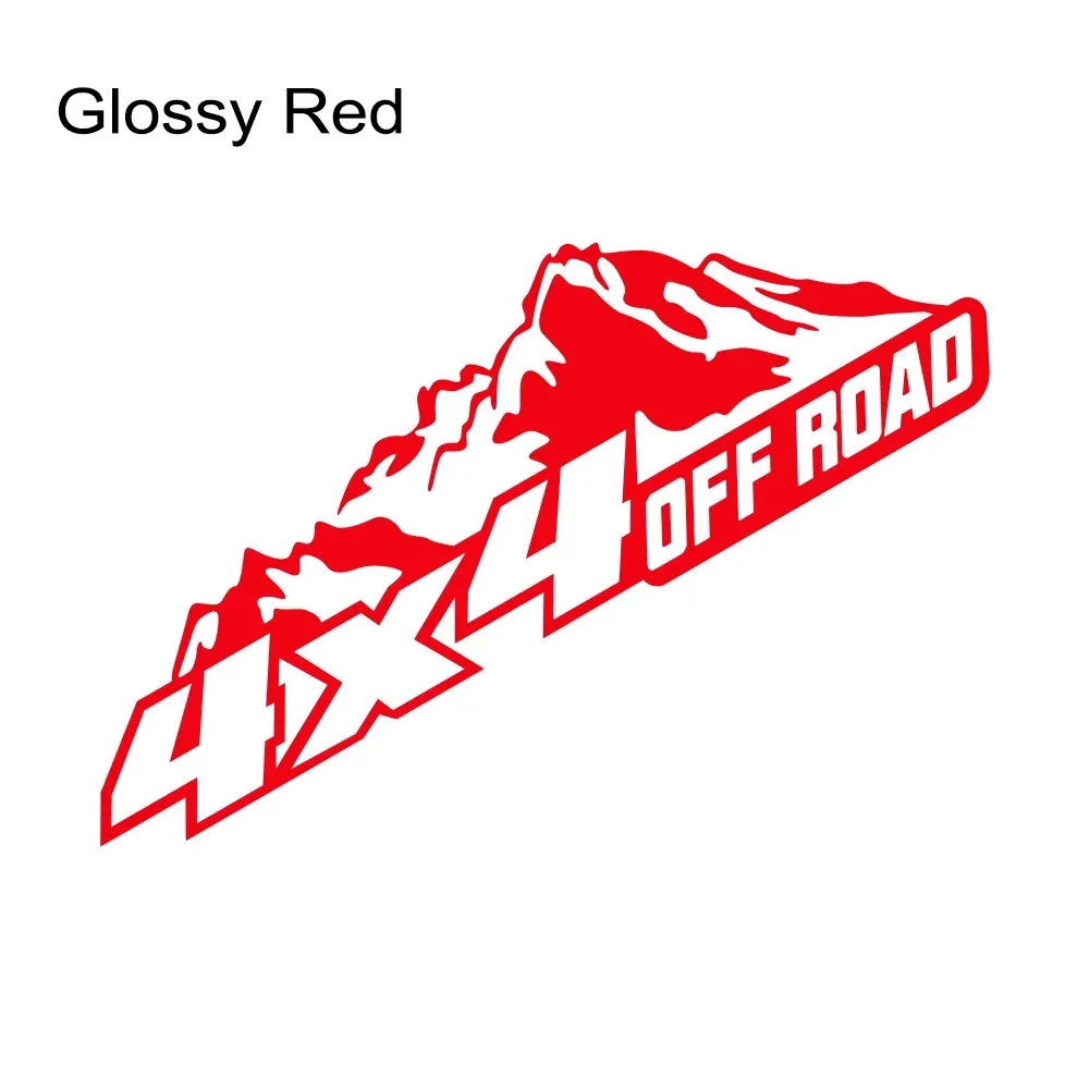 자동차 스티커 4x4 오프로드 산악 스티커 방수 비닐 필름 자동차 액세서리 PVC 자동차 외부 장식 - 이미지 7