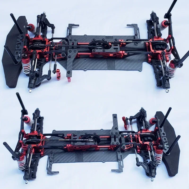 RC 카 온로드 차체 프레임 260mm 휠베이스 1/10 레이싱카 부품 업그레이드 액세서리 4륜 구동 시스템 - 이미지 2