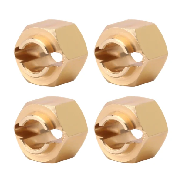 INJORA 7MM 황동 휠 육각 허브 익스텐더 5/6/7/10MM 두께 1/18 RC 크롤러 카 TRX4M 업그레이드 부품용 (4M 02) - 이미지 6