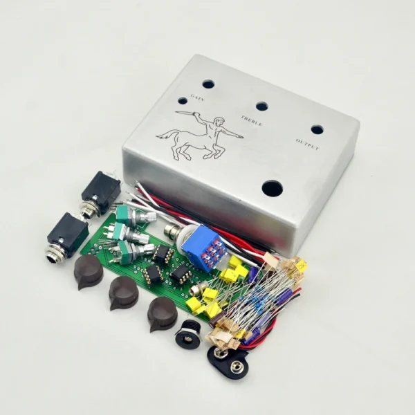 1590bb 다이캐스트 알루미늄 인클로저가 포함된 새로운 DIY 클론 오버드라이브 페달 키트 - 이미지 2