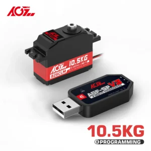 AGFRC B26CLM 고토크 10.5kg 고속 0.080초 티타늄 기어 미니 사이즈 HV DC 코어리스 서보 1/12 RC 자동차 헬리콥터 DIY용