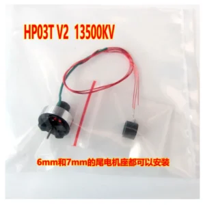 [HP03T V2 모터] BLAST K110 브러시리스 테일 ESC 및 모터 시스템 업그레이드 키트 DP-3A ESC HP03T V2 13500KV 테일 모터(6mm 7mm 마운트 포함)