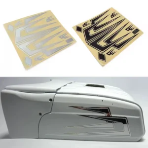 1/14 타미야 RC 트럭 트레일러 티퍼 스카니아 R730 R620 R470 자동차 DIY 부품용 지붕 장식 쌍얀 스티커