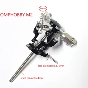 [OMPHOBBY M2 3 블레이드] YUXIANG F09 F09-S F09H F11 F11GPS OMPHOBBY M2 Eachine E200 E200s Black Hawk 헬리콥터용 STASRC 금속 메인 로터 헤드 부품