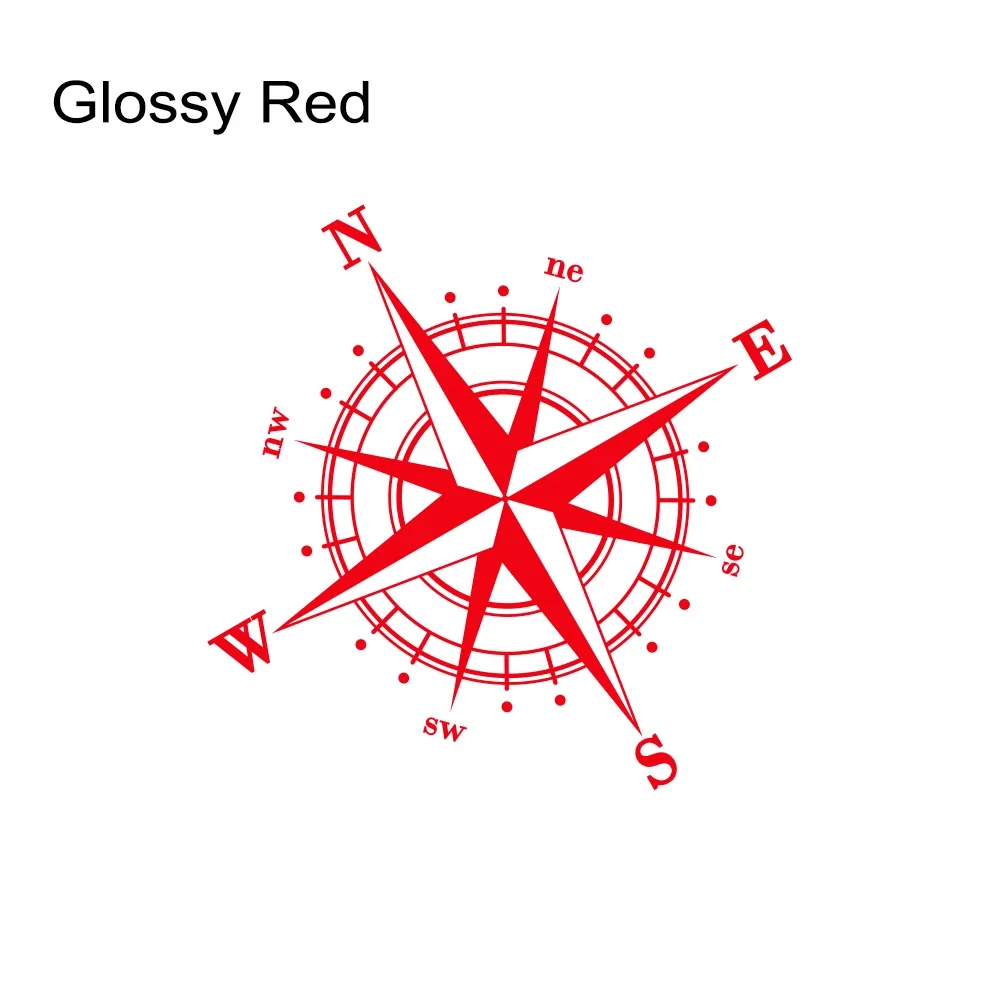 자동차 캠핑카 밴 버스 캐러밴 모터홈 SUV 픽업트럭 카고 캐러밴 비닐 캠핑 데칼을 위한 창의적인 나침반 스타일링 장식 스티커 - 이미지 11