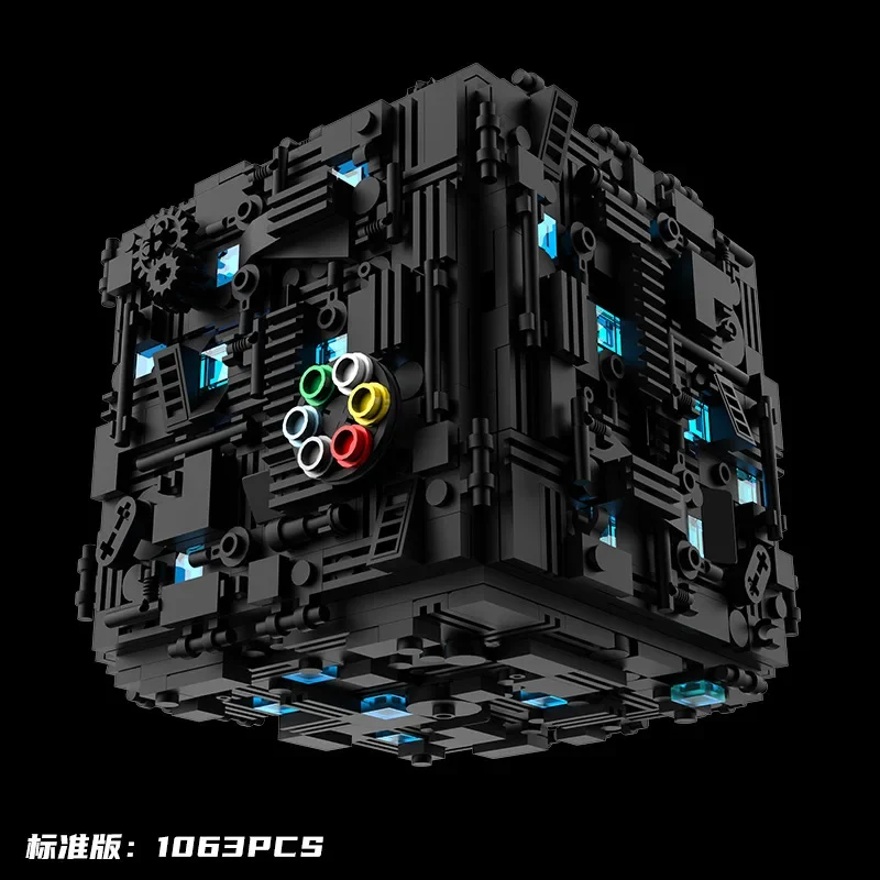 메커니즘 해독 상자 빌딩 블록 조립 장난감 빌딩 블록 비밀 기지 성인용 고난이도 소년용 퍼즐 유니버설 - 이미지 6