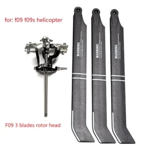 [3개 블레이드가 있는 F09] YUXIANG F09 F09-S F09H F11 F11GPS OMPHOBBY M2 Eachine E200 E200s Black Hawk 헬리콥터용 STASRC 금속 메인 로터 헤드 부품